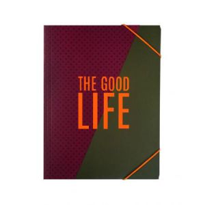 Teczka Incood A4 z gumką, The Good Life